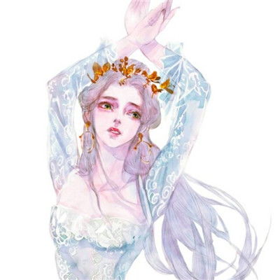意境唯美美女微信素描头像2018不是不爱只是不够爱