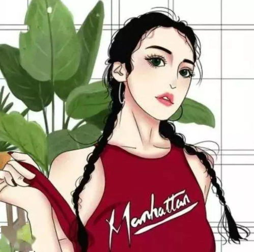 动漫女生头像你管我几多欢喜与辛酸