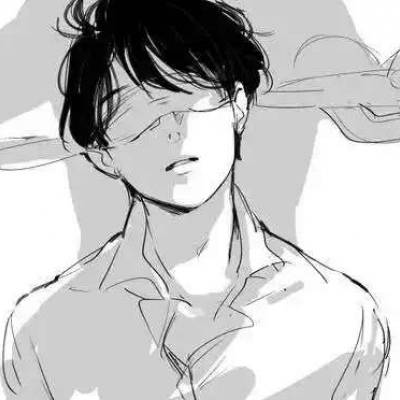 暗黑漫画头像女生情头