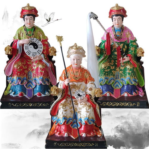 五圣老母神像图片灵山老母神像寺庙道场塑像摆件无生老母神像