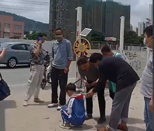 揪心广东2名小学生被货车撞倒,女孩瘫地抽搐,家属赶到大哭