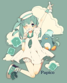 壁纸q版二次元少女插画动漫
