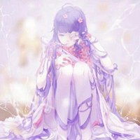 紫色古风头像女生唯美小清新微信头像图片大全
