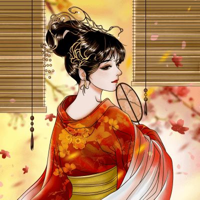 高清女生头像手绘古风女头像