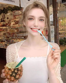 精灵女孩真人芭比这个德韩混血模特美到非人类,p都不敢p成她这样