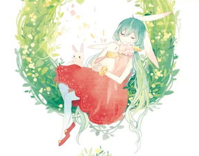 二次元插画动漫少女萌系壁纸miku初音堆糖,美好生活研究所