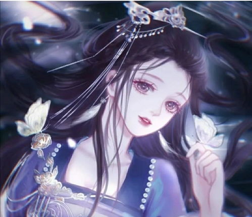 古风女生头像心中有丘壑,眉目作山河