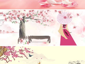 桃花樱花花瓣粉色唯美浪漫古美女背景素材图片设计高清模板下载2.25mb其他大全