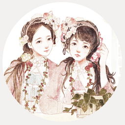 手绘水彩画女孩插画家园作者byacer