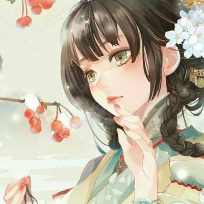 女生温柔的头像卡通古风