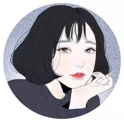 萌头像女背景