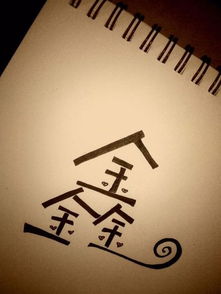 求人帮我制作一个鑫字的图片我做头像谢谢