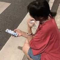 网红女生不露脸头像