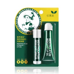 曼秀雷敦薄荷润唇膏8g润唇啫喱3.5g优惠装