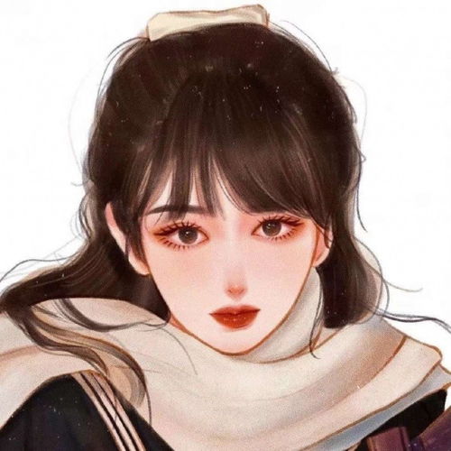 可盐可甜的手绘女生头像