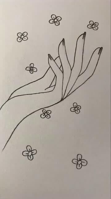 教你们画女孩的手,真的太漂亮了,特别分明