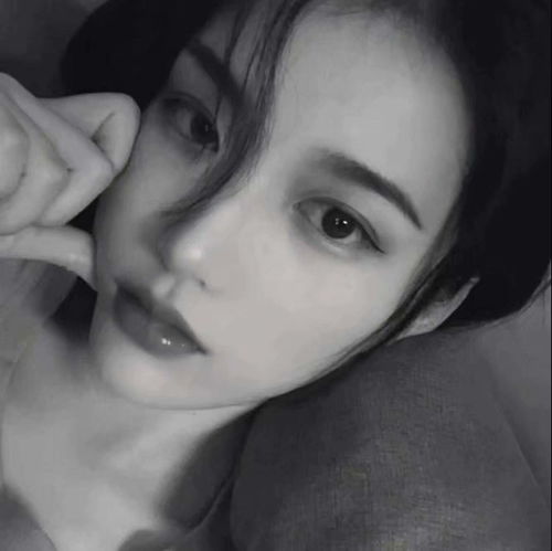 方图小姐姐集中营各种美丽小姐姐黑白类头像