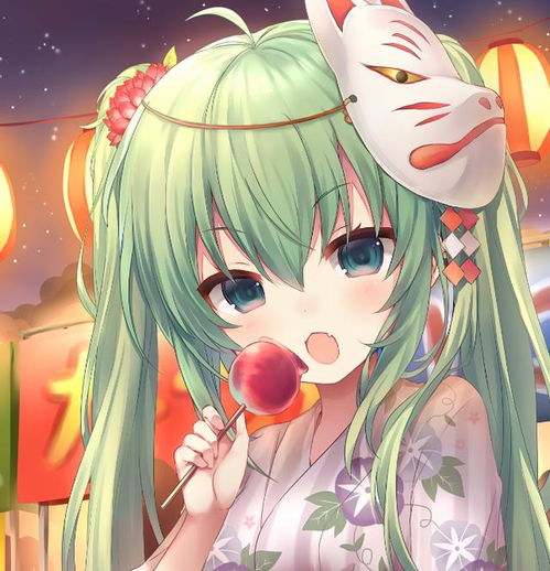 二次元小清新和风头像秀丽端庄,花容月貌的二次元美人儿