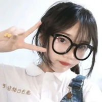 qq头像女生戴圆眼镜