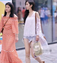 街拍东莞街头的女孩一个比一个漂亮