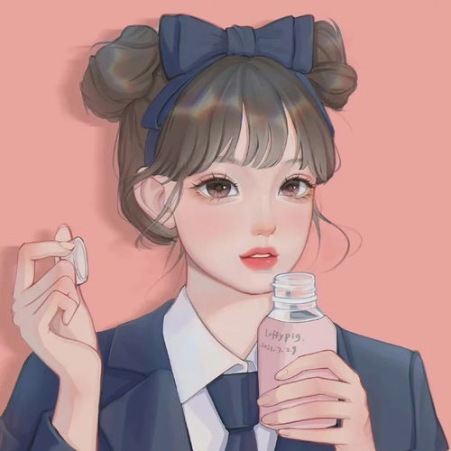 唯美少女头像女生头像手绘头像