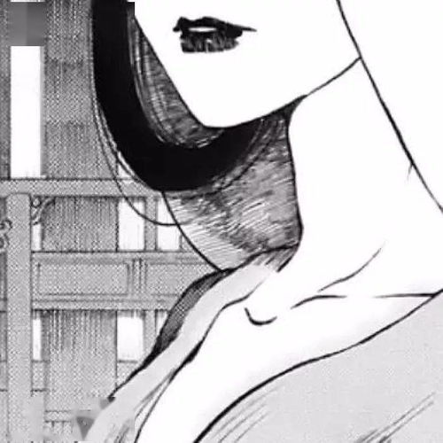 二次元女生头像动漫好看暗黑系的日漫风女头