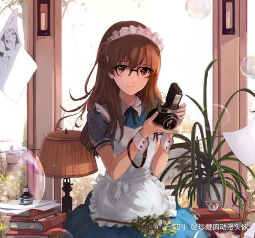 动漫美图欣赏打扮绚丽多彩,神采奕奕的二次元小姑娘
