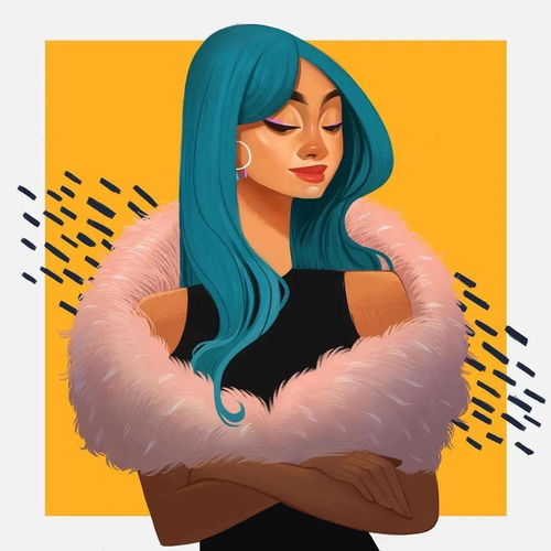 什么是高级脸这些插画美女就是