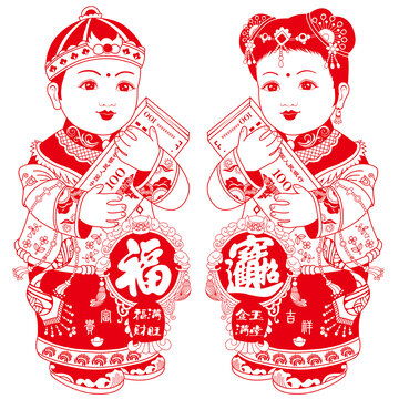 年画娃娃,春节,节日素材,设计模板,汇图网