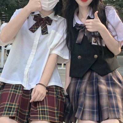 2021jk制服女生头像,闺蜜两人一人一张,喜欢的自取