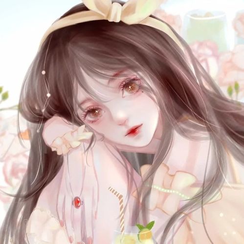 动漫手绘女生头像夏天有晚来迟暮的霞光,正如晚来的你皆是笑意