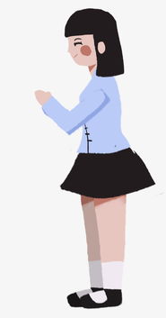 手绘卡通短发女孩图片素材其他格式下载动漫人物大全