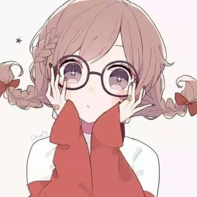 初中女生头像可爱粉色情侣头像