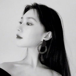 暗黑个性黑白女生头像劝不住自己的心