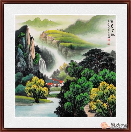 什么画适合挂在餐厅,挂山水画犹如野炊