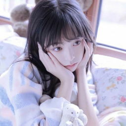 清纯美女qq微信头像侧颜长发女生头像