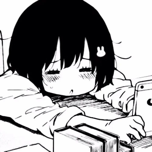 想成为你的例外和最爱动漫黑白漫画女生头像