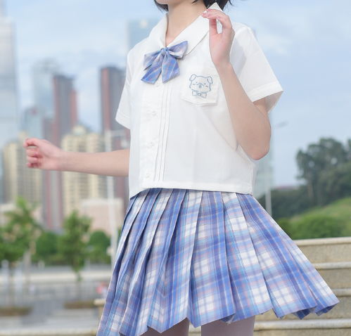jk少女,短发女孩,甜美穿搭