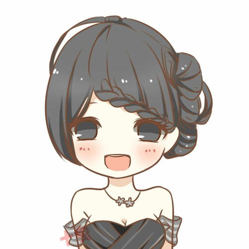 炫舞时代q版头像动漫头像纯色动漫女头堆糖,美好生活研究所