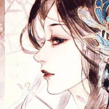 唯美古风女生头像细葛含风软香罗叠雪轻