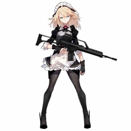 二次元枪娘手游官方少女前线画集1400p