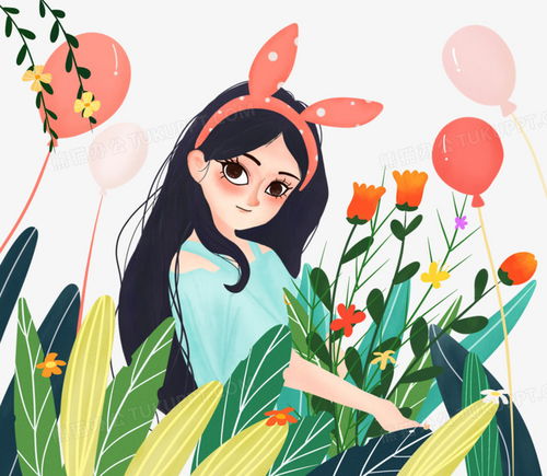 头像女生小清新卡通壁纸