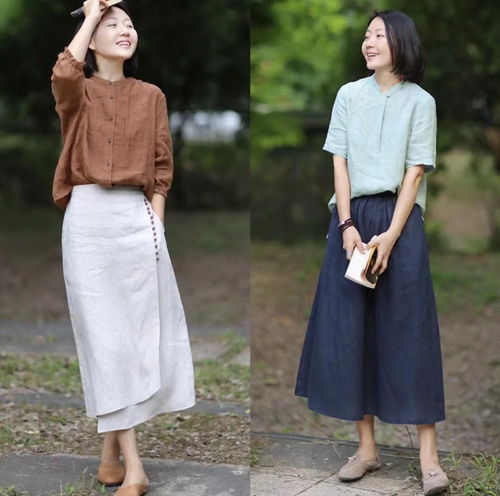40岁女人衣服穿松不穿紧夏天穿宽松的裙子裤子,清新舒适