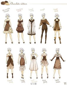 海量二次元风格女性服饰手绘设计参考素材