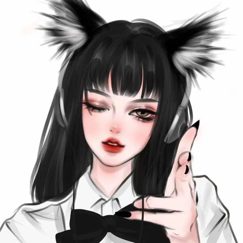 绝绝子手绘女生头像