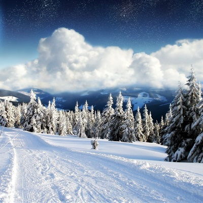高清美女头像网红雪山