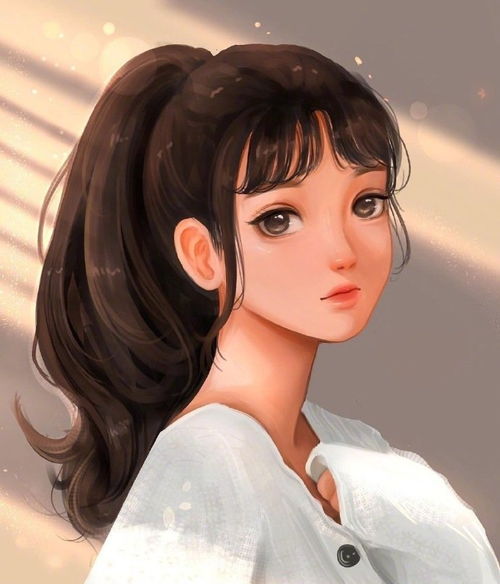 与众不同的手绘女生头像,好喜欢