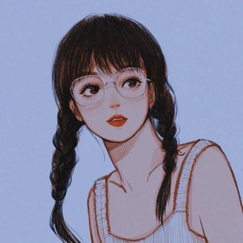 2022年单人头像超美的微信插画头像