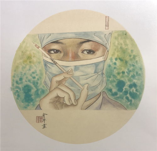 兰州九州小学美术教师用画笔记录这些可爱的面孔