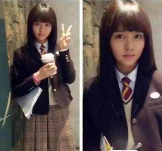 天呐林妙可浓妆似大妈,同样都是16岁怎么差别这么大